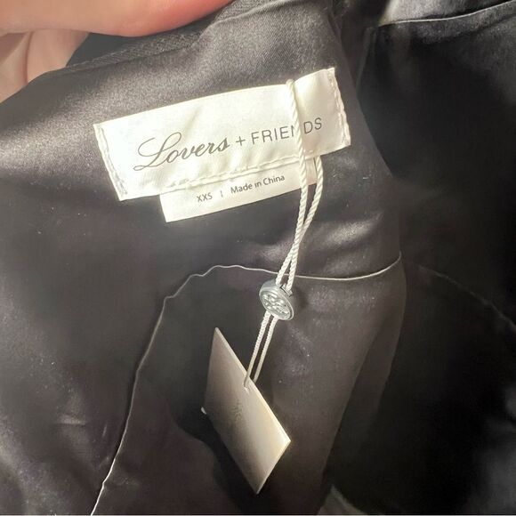 NWT Revolve x Lovers + Friends Rory Mini Dress in Black | Size XXS - Picture 6 of 10